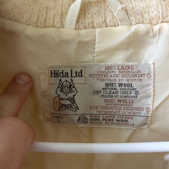 Icelandic Wool Tricolor Women's Jacket - Picture 3 of 4